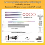 Dynamic Ambient Light For BYD King DM-i 2022-2025