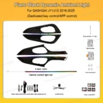 Dynamic Ambient Light for Nissan Qashqai J11 2016-2022 - Image 3