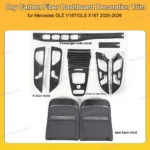 Dry Carbon Fiber Dashboard Decoration Trim for Mercedes GLE V167/GLS X167