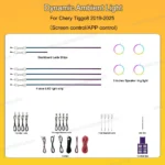 Dynamic Ambient Light Kit for Chery Tiggo 8 2019-2025 - Image 2
