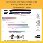 Dynamic Ambient Light Retrofit Kits for Changan CS75 PLUS 2022-2024