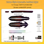 Dynamic Ambient Light Retrofit Kits for Changan CS75 PLUS 2022-2024