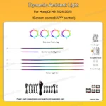 Dynamic Ambient Light for HongQi H9 2024-2025