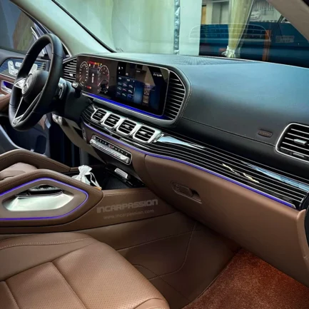 Piano Black Stripe Decoration Panel for Mercedes GLE V167/GLS X167 Interior Upgrade