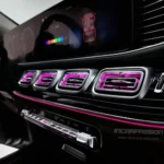 Piano Black Stripe Decoration Panel for Mercedes GLE V167/GLS X167 Interior Upgrade