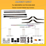 Dynamic Ambient Light Kits for Mahindra XUV700 2020-2025 - Image 2