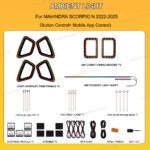 Dynamic Ambient Light Kits for Mahindra Scorpio-N 2022-2025